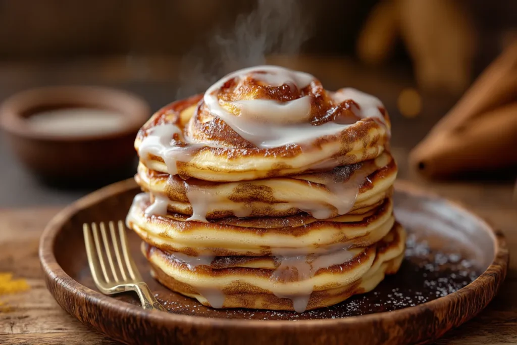 Cinnamon Roll Pancakes