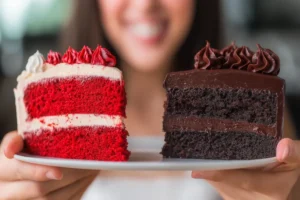 Is red velvet cake just red chocolate cake?