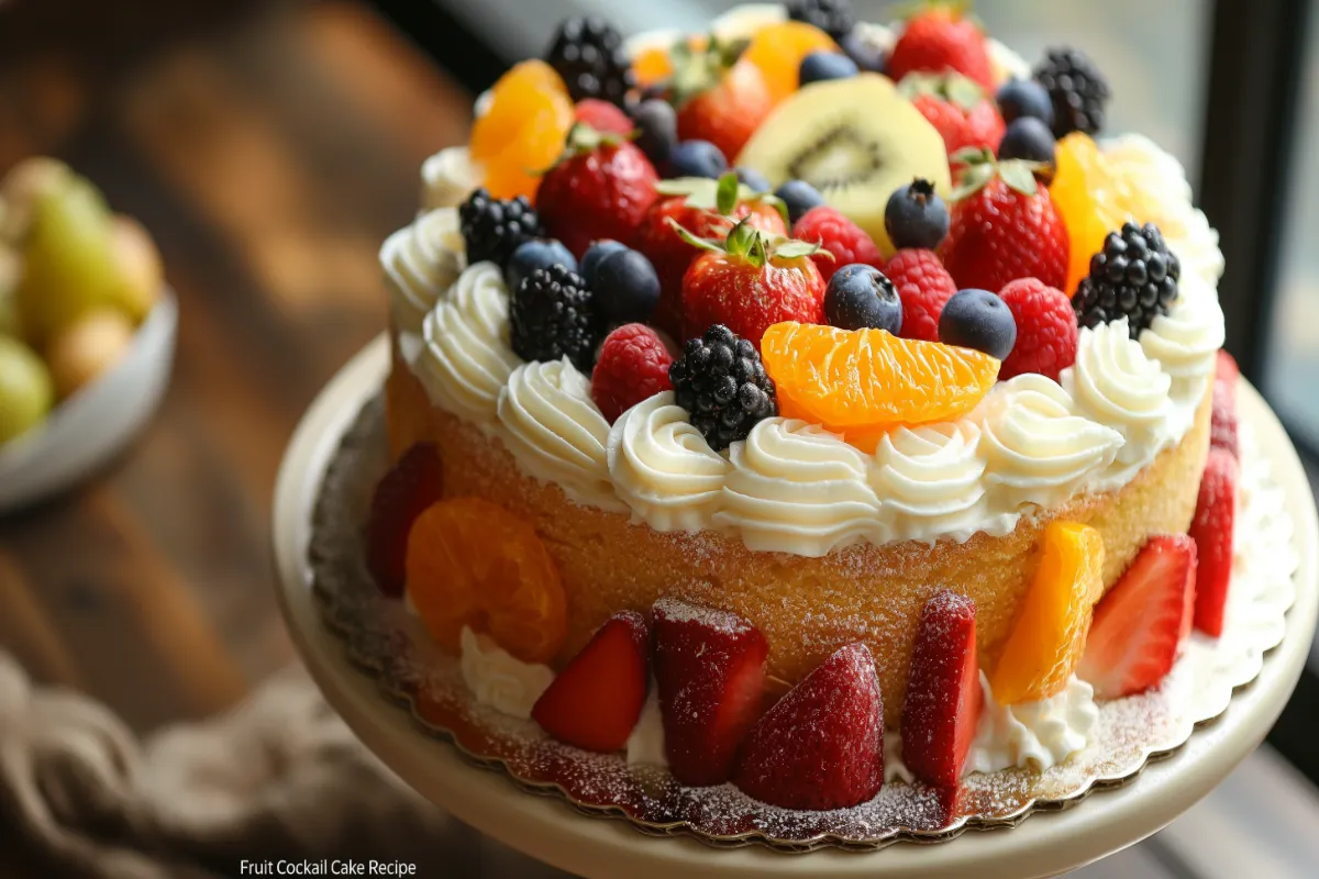 Fruit Cocktail Cake Recipe