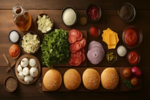 mini burgers with hawaiian bread