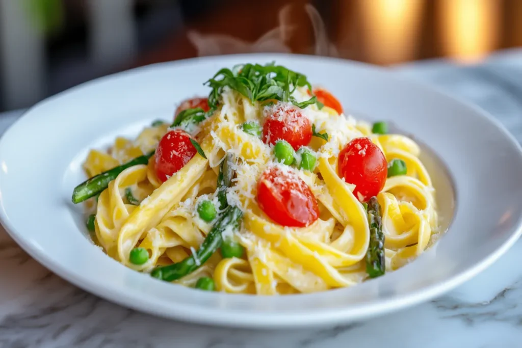 Fettuccine Primavera Pasta