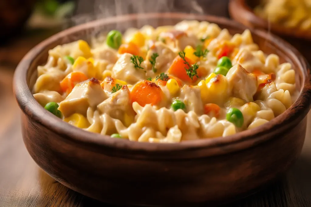 Chicken Pot Pie Pasta